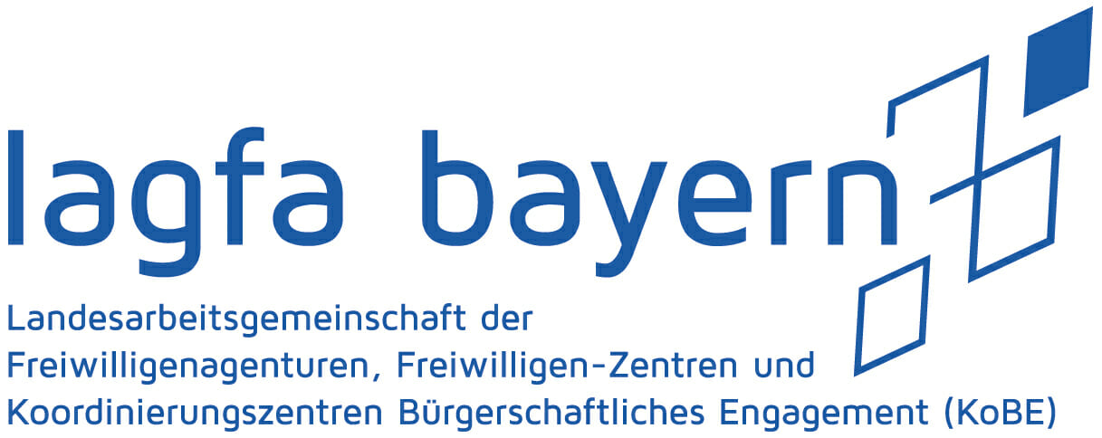 Logo der lagfa bayern e.V. (Landesarbeitsgemeinschaft der Freiwilligenagenturen)