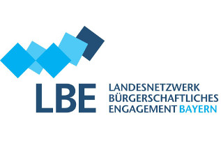 Logo des LBE (Landesnetzwerk Bürgerschaftliches Engagement Bayern)